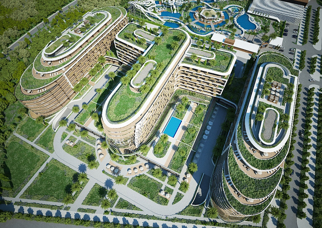 Апартаменты в новом 5* гостиничном комплексе в Баре